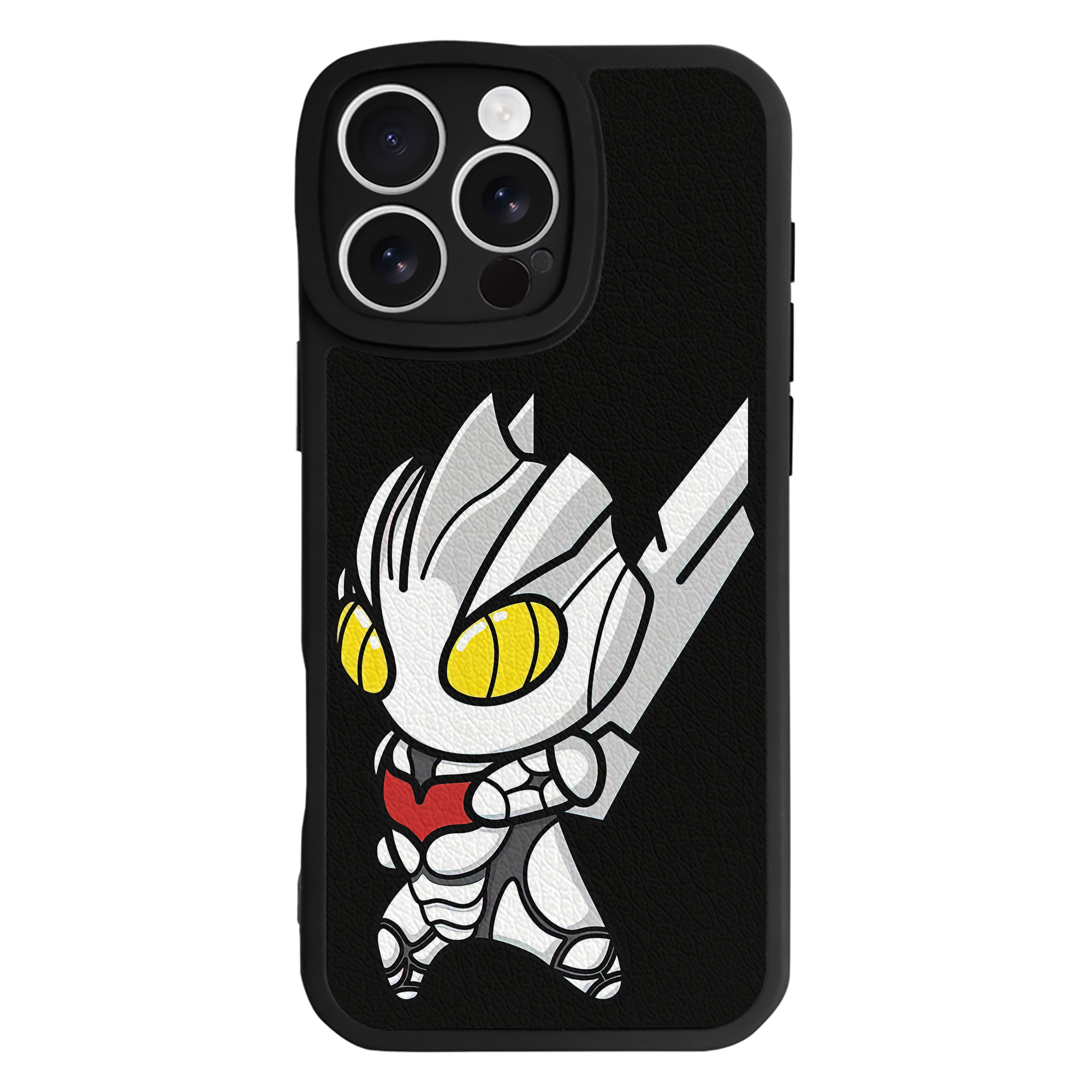 （画像用） ウルトラマン Ultraman 【iPhone 16シリーズ対応】シリコンスマホケース（レザー調） 材質：シリコン